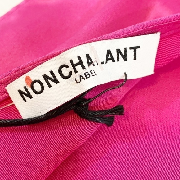 NONchalant Danette Satin Sleeveless Mini Dress Size Medium - Picture 8 of 11